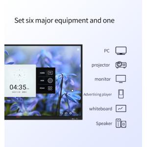 JCVISION 105 Inch Infrared Touch Smart Board Android 11 Interactive Whiteboard