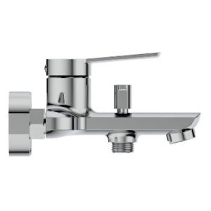 Chrome Finish Brass Bath Mixer Taps Without Shower Head
