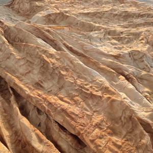 Hand Made Persimmon Dyed Hemp Cotton Fabric 15N*15N 80×50 210gsm