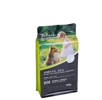 High quality plastic dog food packaging stand up pet food bag with zipper