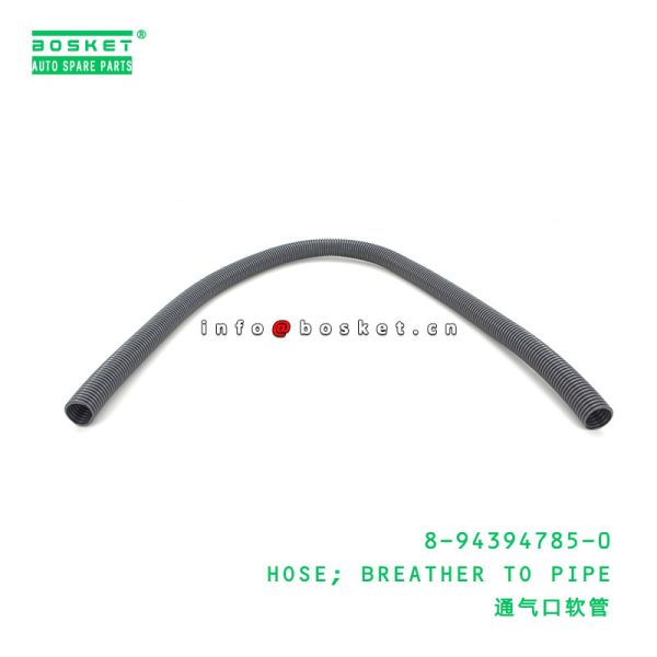 Quality 8-94394785-0 FRR Isuzu Engine Parts  Breather To Pipe Hose 8943947850 wholesale