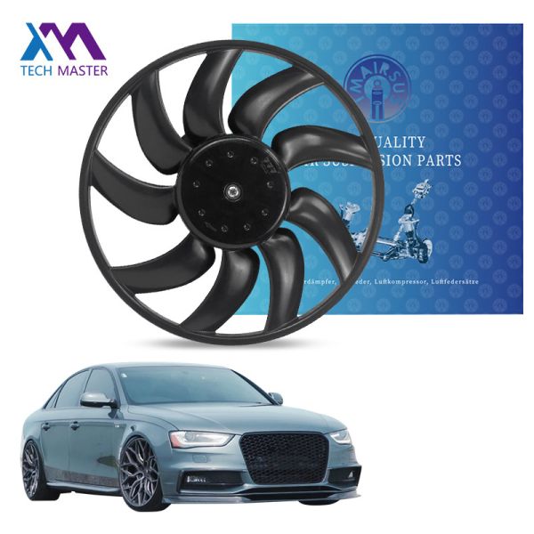 Quality Car Radiator Cooling Fan For Audi A4 A5 A6 A7 C7 B8 Main Fan And Auxiliary Fan 8K0959455G 8K0959455K 8K0959455F 8K0959455M 2008-2016 wholesale