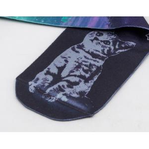 China Digital 3D Print 61% Polyester Printed Ankle Socks For Sports Crew on sale