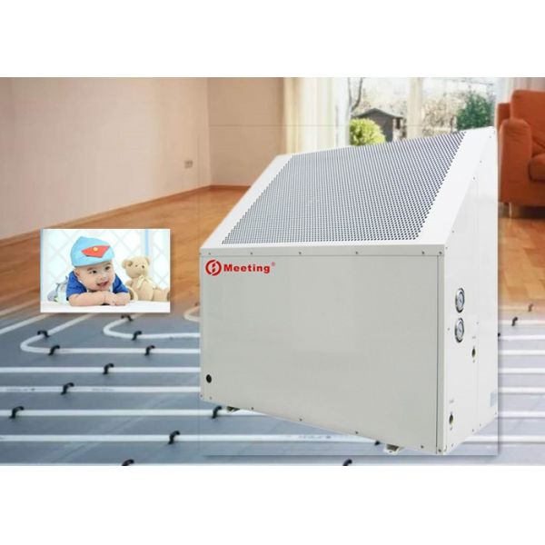 Quality 12KW 40Db Air Source Heat Pump Water Heater Connect With Floor Heating Mat Hydropower Separation Safe wholesale