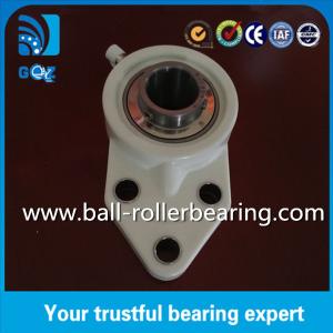China UCFB205 Three Bolt Pillar Block Bearing With Flange , Pillow Block Linear Bearings on sale