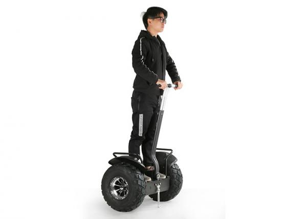 Quality 19 Inch Two Wheel Adult Electric Scooters , Auto Balance Scooter Vacuum Tire Black wholesale