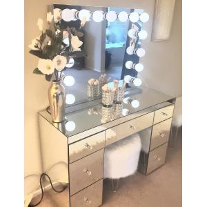 Custom Designs Vanity Lights Ideal for Table Desktop Dresser and Bathroom