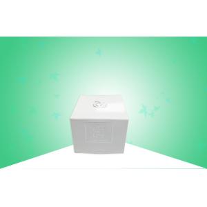 Customized Paper Packaging Boxes 350GSM With Hot Silver Printing Embossing