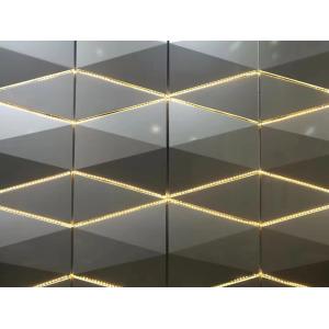 3D Design Aluminium Composite Panel Wall Cladding Material With LED Lighting