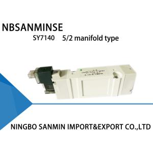 SY7000 Small Smc Solenoid Valve Manifold Mounted Individually High Reliability