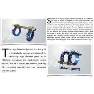 Large Diameter Mechanical Electrofusion Positioning Kit Aluminum 280mm - 400mm