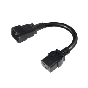 C19 to C20 Power Cord 20A Heavy Duty 250V 0.8M PVC Cable