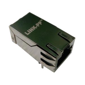 XFPOEP1-CT1-4L RJ45 Modular Jack With Integrated Magnetic Converters / Repeaters