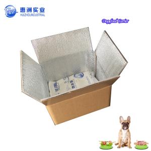 Food Delivery Package Chill Insulated Corrugated Carton Aluminum Foil EPE Foam