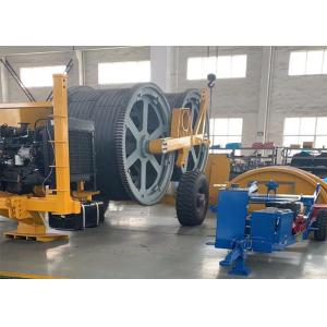 China Diesel Intermittent 2x70KN Hydraulic Cable Tensioner Oil Cooling on sale