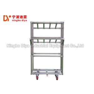 Low Power Consumption Stainless Steel Storage Trolley With Customized Color