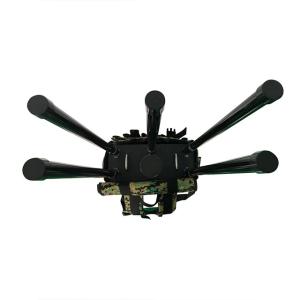 Portable 50W backpack drone defense 2km 6-band drone detection