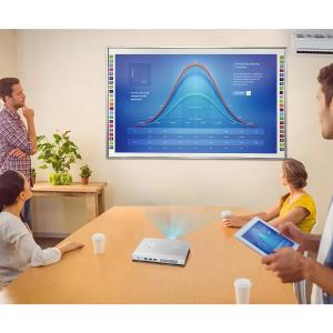 Finger Writing 86 Inch Interactive Electronic Whiteboard Aluminium Alloy Frame