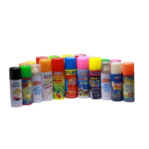 China Joker Colored Ribbon Party String Snow Aerosol Spray for All Kinds of Holidays and Festivals on sale