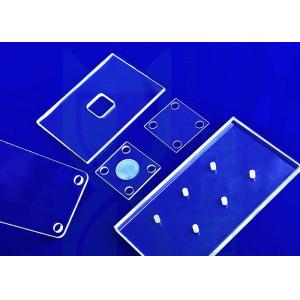 Temperature Resistant Silica Sio2 Fused Quartz Plate Precision Glass Machining