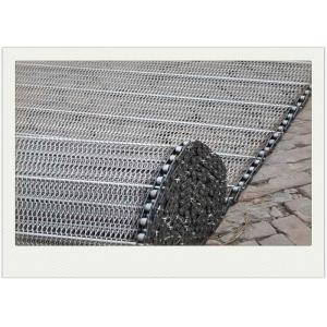 Stainless Steel Mesh Conveyor Belt With Chain High Temperature Resistant