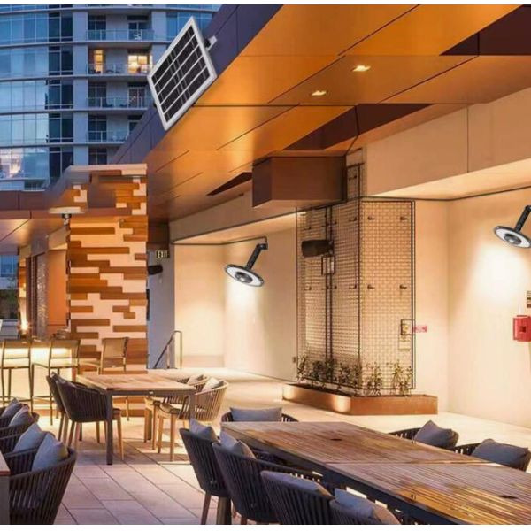 3 Color Temperature 3000LM Ceiling Lighting Motion Sensor Solar Shed Light Indoor Outdoor,