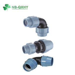 China Irrigation System PP Compression Reducing Tee with 45deg Angle and Equal on sale