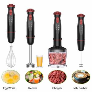 Cheap Powerful Portable Hand Blender Black 120V - 240V With 12 Adjustable Speed Settings for sale