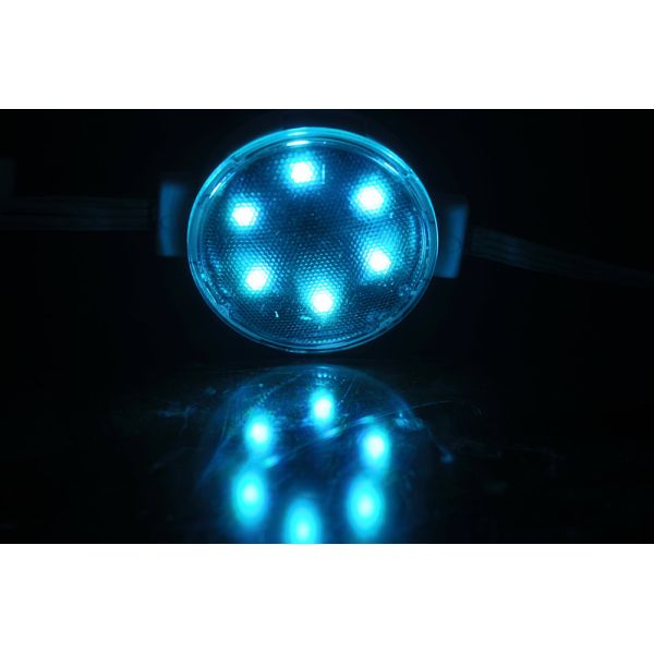 50mm DC24V 2W LED Pixel Light Full Color Rgbw Smd3535 6 Lamps IP67 LED Dot Programmable