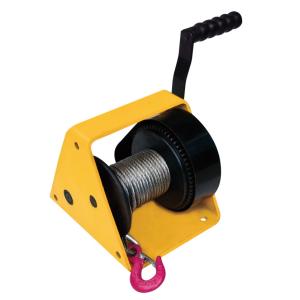 Hand Windlass Worm Drive Winch , GR300 300kg Small Winch Worm Drive For Puller