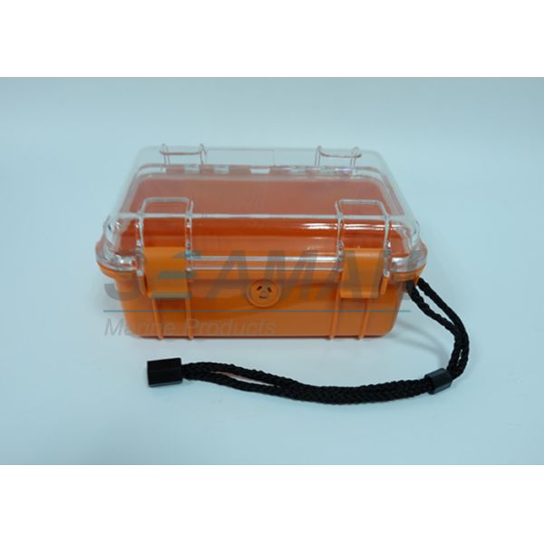 Quality Small orange Engineering ABS Waterproof Dry Case with O ring seal wholesale