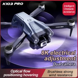 K103 Pro Aerial Drone 8k HD Camera GPS Obstacle Avoidance RC Helicopter FPV Wifi