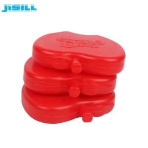 High Efficiency Reusable Cute Ice Packs Bpa Free Red Apple Shape Ice Bricks For
