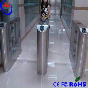 Sliding Baffle security turnstiles with alarming equipment and direction
