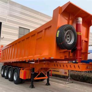 12-Piece Dump Semi-Trailer 3-Axle/4-Axle 12R20 Tire Rim 8.25-22.5 Customizable