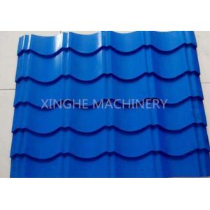 Glazed 828 Step Tile Roof Panel Cold Roll Forming Mach / Roll Forming Equipment