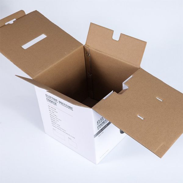 Quality Paper Big Corrugated Boxes Packaging Blanche Disposable Size Customized wholesale