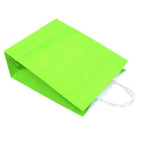 Disposable Paper Bags With Handles With Embossing Varnishing Printing Handling