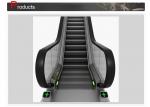 Rise 6000mm Rubber Handrails Indoor VVVF Moving Walk Escalator With Aluminum