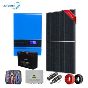 Mimi Off Grid Solar Energy System Home PV Solar Panels 4KW 5KW With Battery