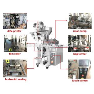 1 year Warranty Automatic Honey Stick Packaging Machine Salad Peanut Jam Butter