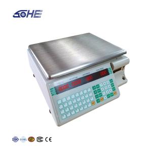 SOHE SHW-TMA Barcode Table Scale Cash Register Durable Stainless Steel Design
