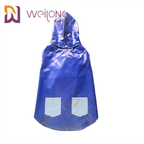Quality True Pocket Velcro Opening Medium Dog Raincoat Customized Double Sided wholesale