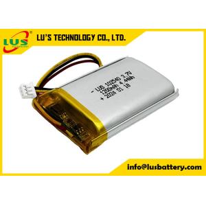 rechargeable lithium polymer battery LP102540 3.7V 1200mAh 4.44Wh 3.7 V Lipo