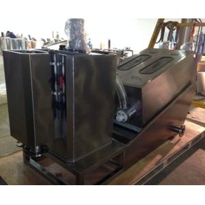 Sewage Dehydrator Screw Filter Press Sludge Dewatering Stainless Steel