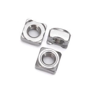 ISO Standard Class 8 10 Steel Oiled Din 928 Square Projection Welding Weld Nuts