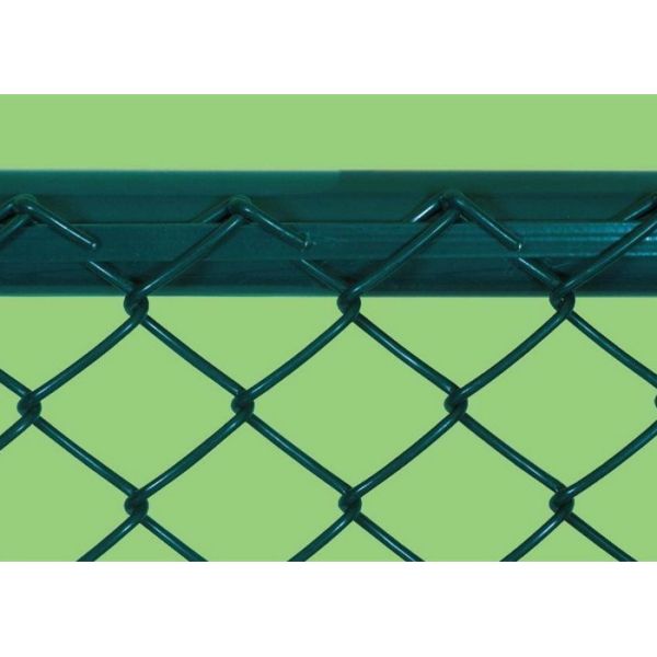 6 Ft Chain Link Yard Fencing , Low Carbon Iron Wire Sports Fence