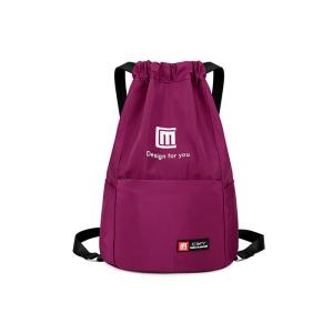 Large Sports Backpacks Nylon Material Lightweight With Front Zipper Pocket