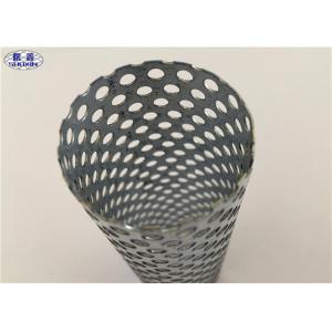 Wire Mesh Perforated Filter Tube ISO Certificated For Automobile Industry
