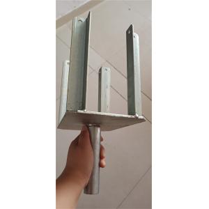 Galvanized Q235 Adjustable U Head Fork Head Jack For Scaffolding